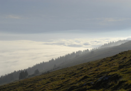 Chasseral, mer de brouillard